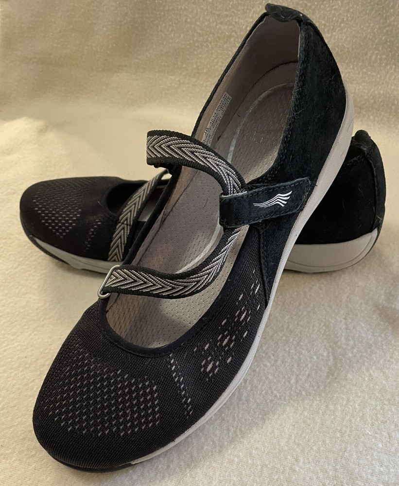 DANSKO Women’s Haven Black Mary Jane Flats Shoes Size EU 38 US 7.5-8 Great Shape