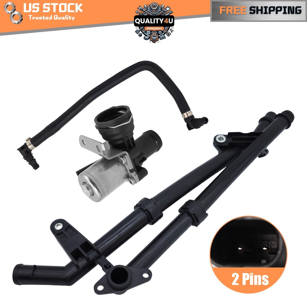 For Mercedes-Benz C250 1.8L 1 Engine Coolant Reservoir Hose&1 Water Pump&Pipe