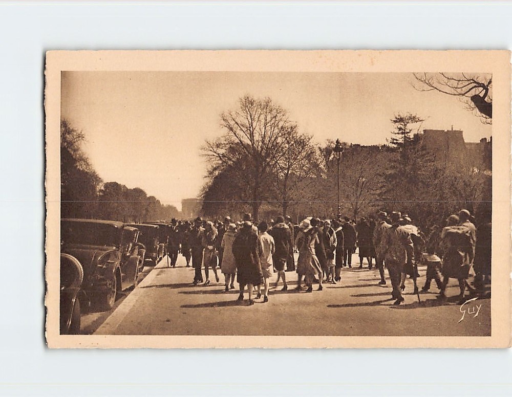 Postcard Avenue Foch Paris France
