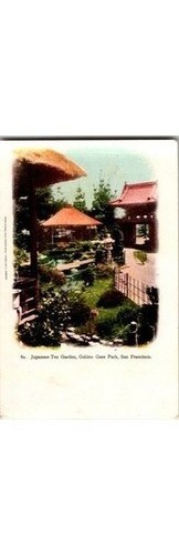1900 Japanese Tea Garden Postcard-Golden Gate Park San Francisco CA-Mitchell