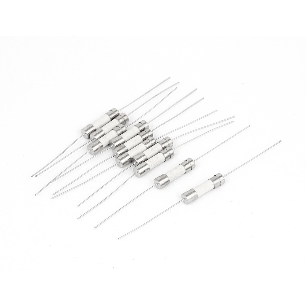 Electrical Truck Axial Leaded Ceramic Tube Fuses 5 x 20mm 250V 16A 10pcs
