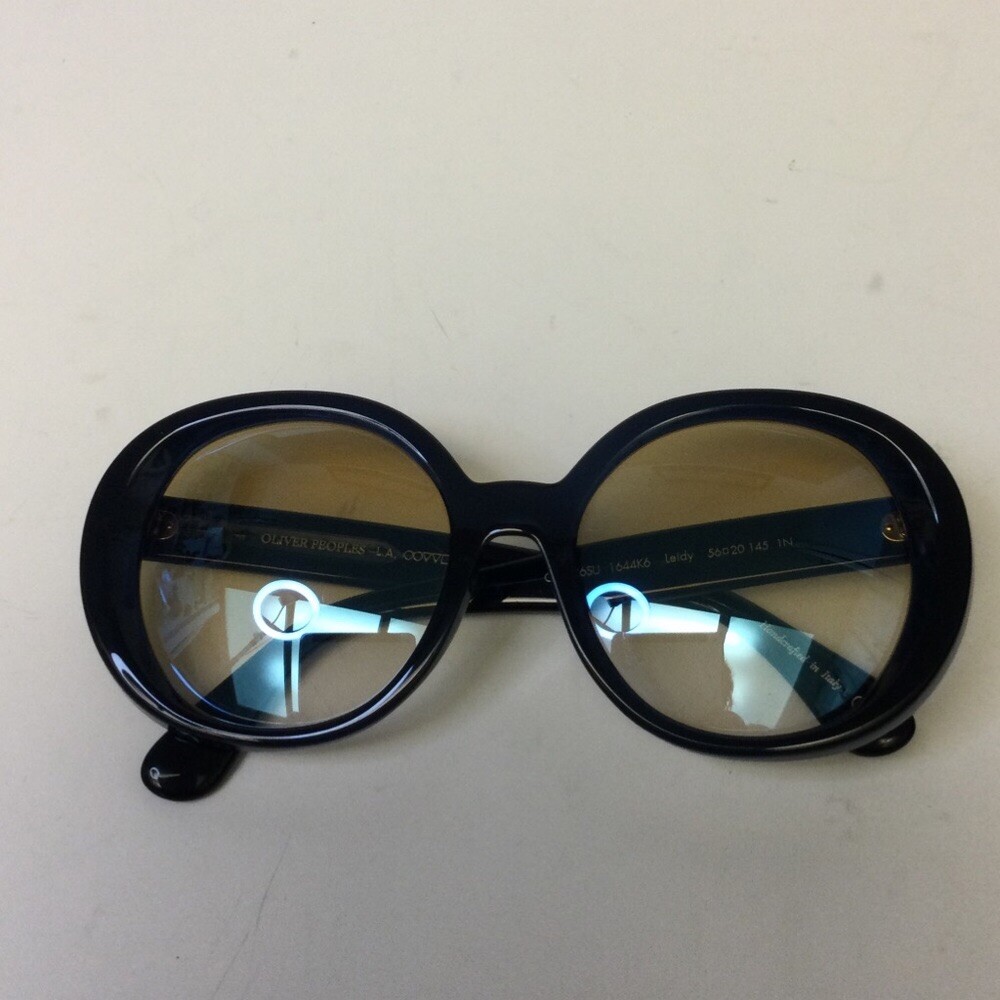 Oliver Peoples Leidy Sunglasses Bright Navy Yellow Gradient Like New