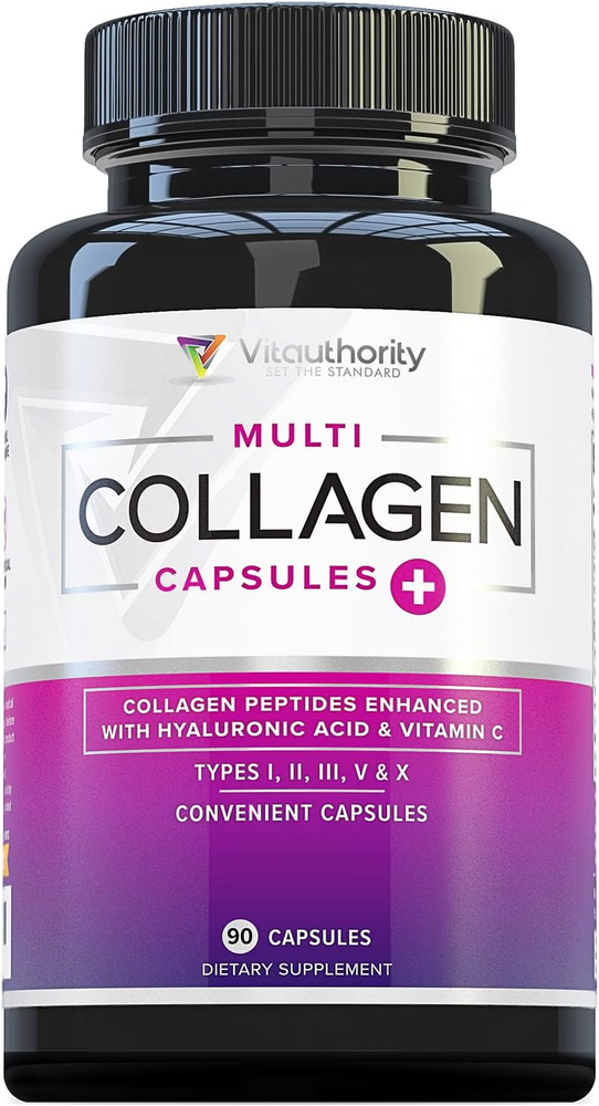 Multi Collagen Pills for Women and Men High Absorption Hydrolyzed Collagen Pepti