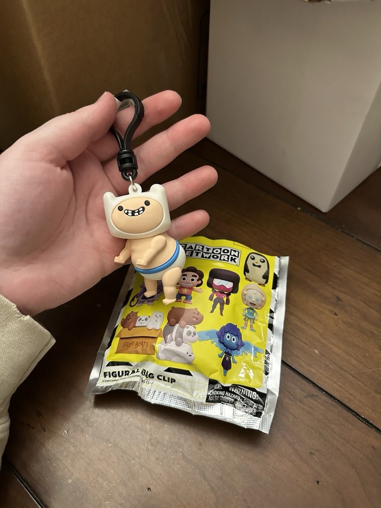 Collectibles: Baby Finn Keychain - Adventure Time - Cartoon Network - New