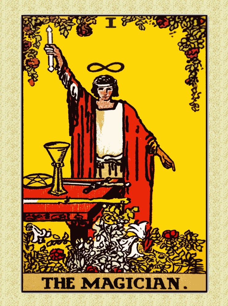 Vintage Tarot Card Magician Magic Home Wall Art Decor Poster 11404