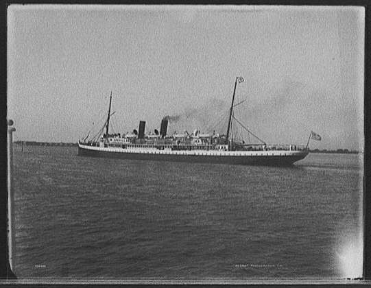 Photo:SS Sierra Oceanic S.S. Co Ocean Liner 1900s Detroit Publishing Co