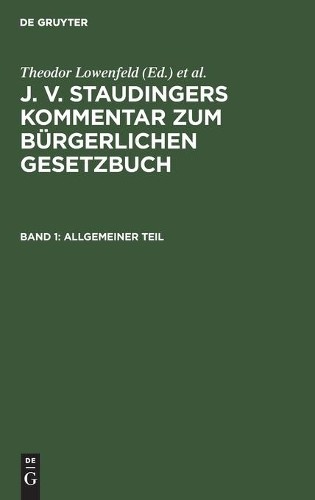 Allgemeiner Teil (Hardback)