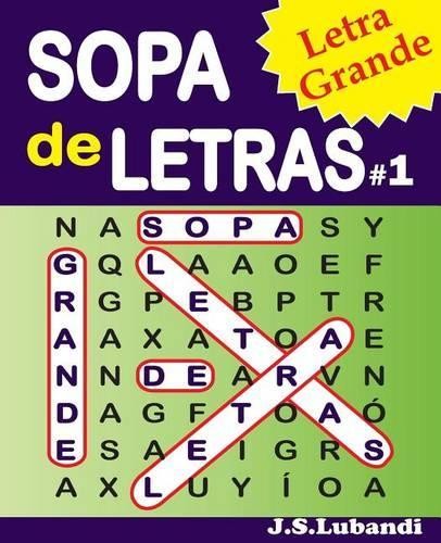 J S Lubandi SOPA de LETRAS #1 (Letra Grande) (Paperback)Another great item from Rarewaves USA | Free delivery!