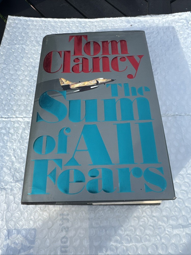 1990s The Sum of All Fears by Tom Clancy (Hardcover) Jack Ryan Series