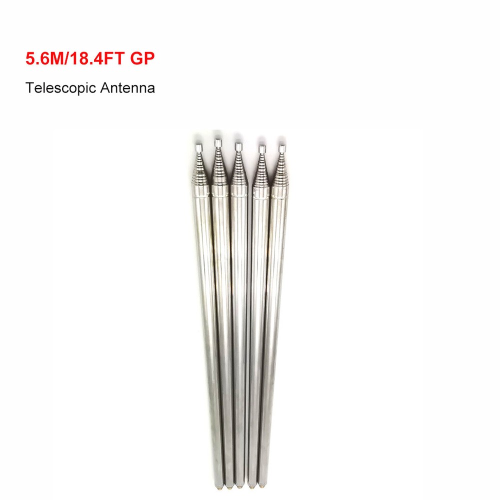 1PC 5.6M/18.4FT GP Telescopic Antenna for Ham Radio Users DIY Shortwave Antenna