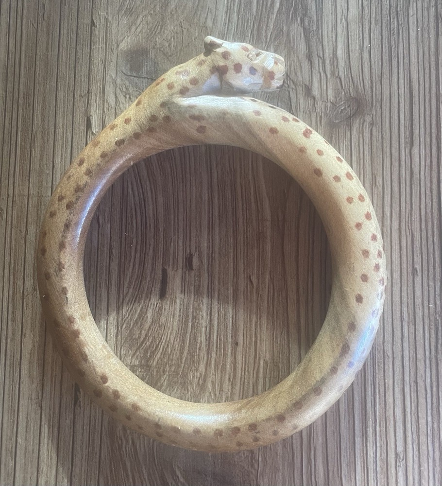 Wood Bangle Bracelet