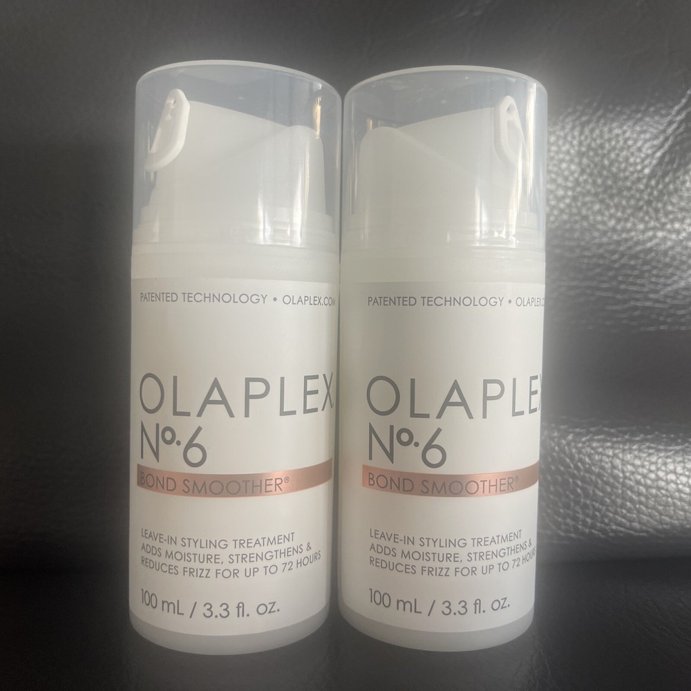 PACk Of 2 Olaplex No 6 Bond Smoother 3.3 Ounce  Each Authenticity Gruantee