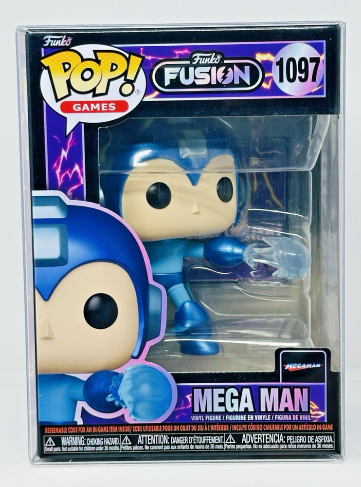 Funko Pop! Fusion Vinyl: Mega Man - Mega Man #1097 with Protector - New