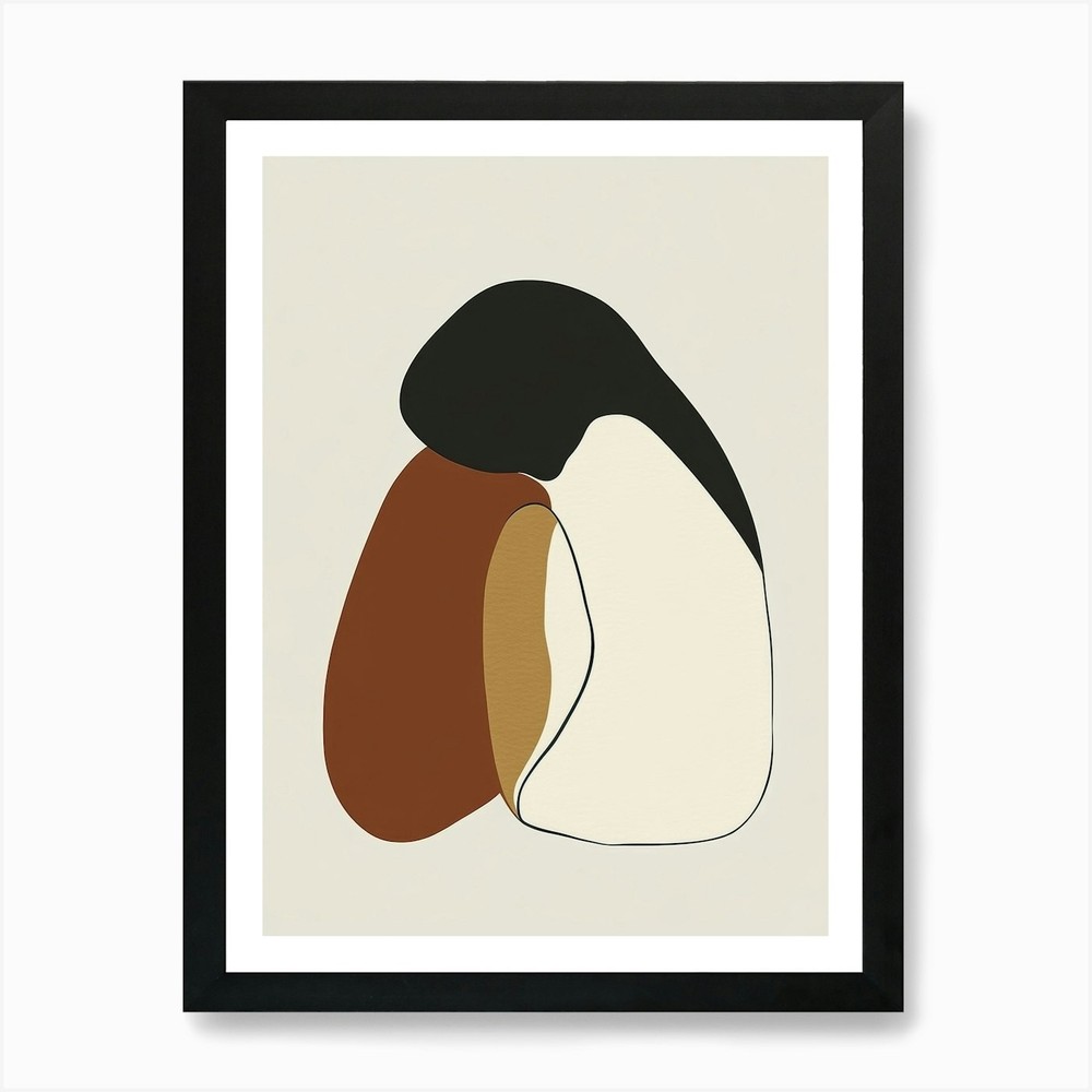 Polar Bear Art Print Framed Wall Poster Canvas Picture