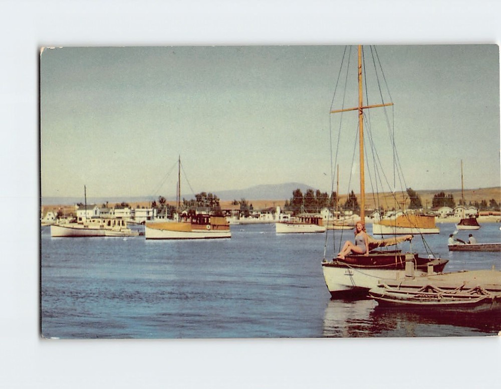 Postcard Balboa Harbor California USA