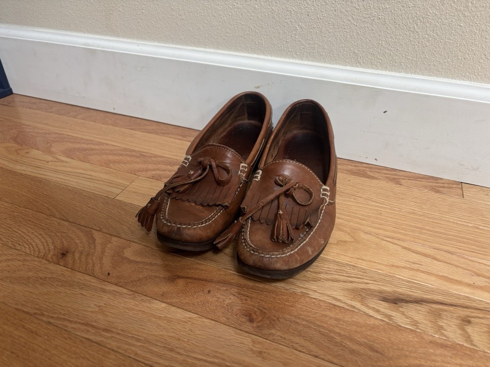 Cole Haan Brown Kiltie Tassel Loafers (Men’s 9.5)