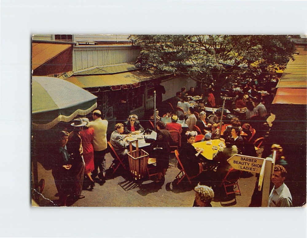 Postcard Farmers Market Los Angeles California USA