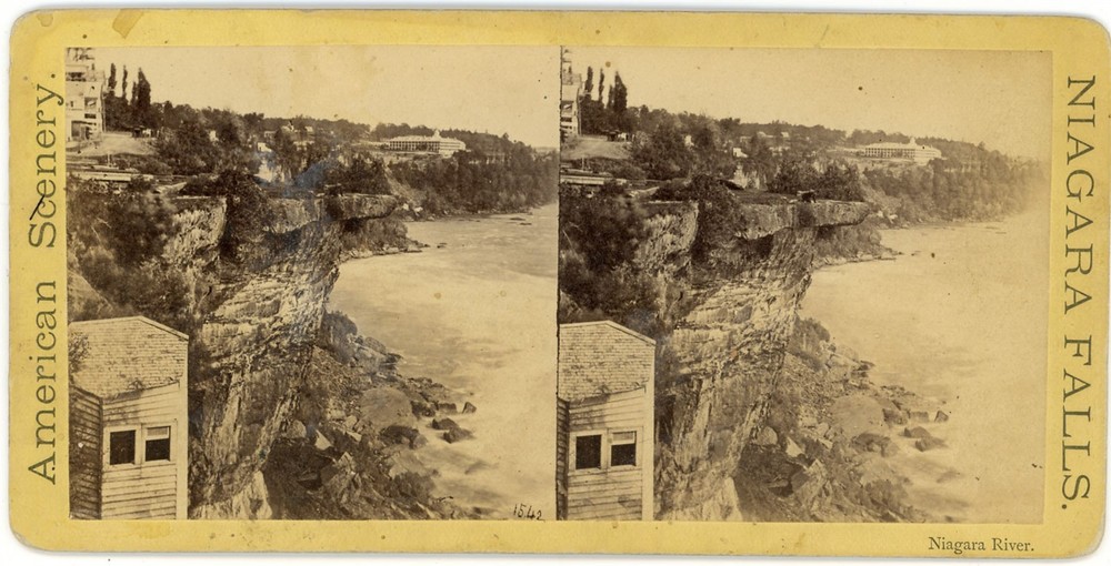 NEW YORK SV - Niagara River Scenery - American Scenery 1880s
