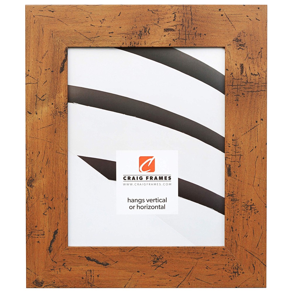 Craig Frames Bauhaus 200 Modern Light Walnut Picture Frame 11x14 Inch
