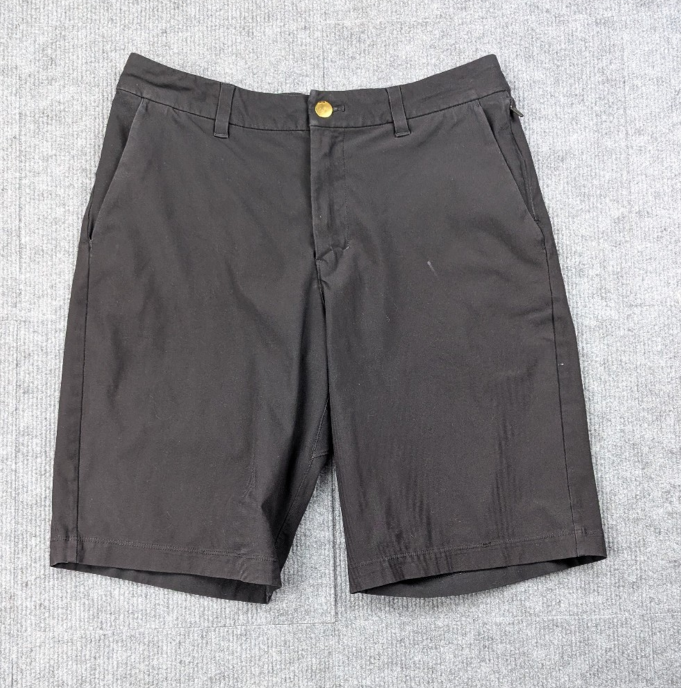 Lululemon Commission Shorts Men 28 Black Chino Athleisure 10 Preppy Golf Outdoor