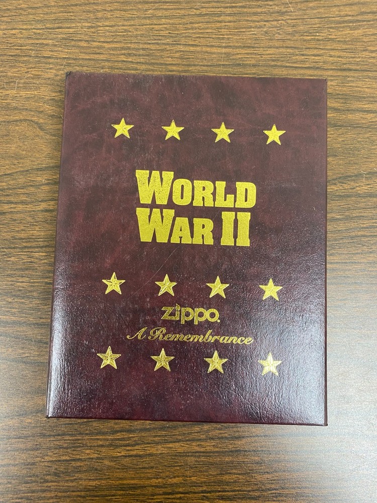 Zippo WWII Remembrance Lighter Set Vol II Brass COMPLETE w/ Box Patton Midway e1