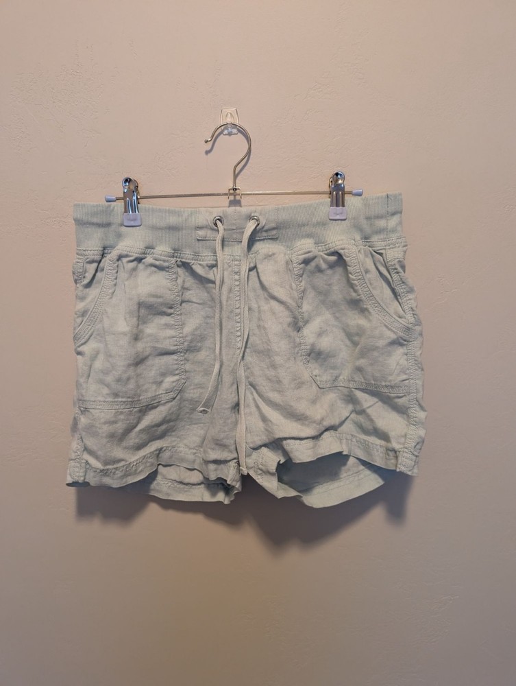 Calvin Klein 100% Linen Medium Drawstring Shorts
