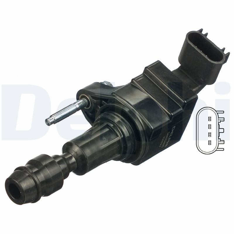 IGNITION COIL DELPHI GN10485-12B1 FOR CHEVROLET,OPEL,SAAB,VAUXHALL