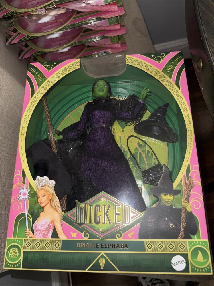 🏆 COLLECTIBLE Wicked Movie DELUXE ELPHABA Fashion Doll URL MISPRINT wicked.com