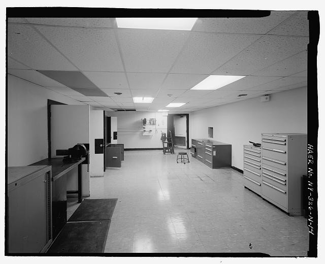 INTERIOR OF STORAGE AREA. VIEW TO SOUTHWEST. - Plattsburgh Air Force Base,