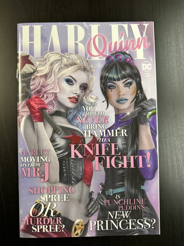 Harley Quinn 75 | Natalie Sanders Punchline Magazine Trade Dress Variant