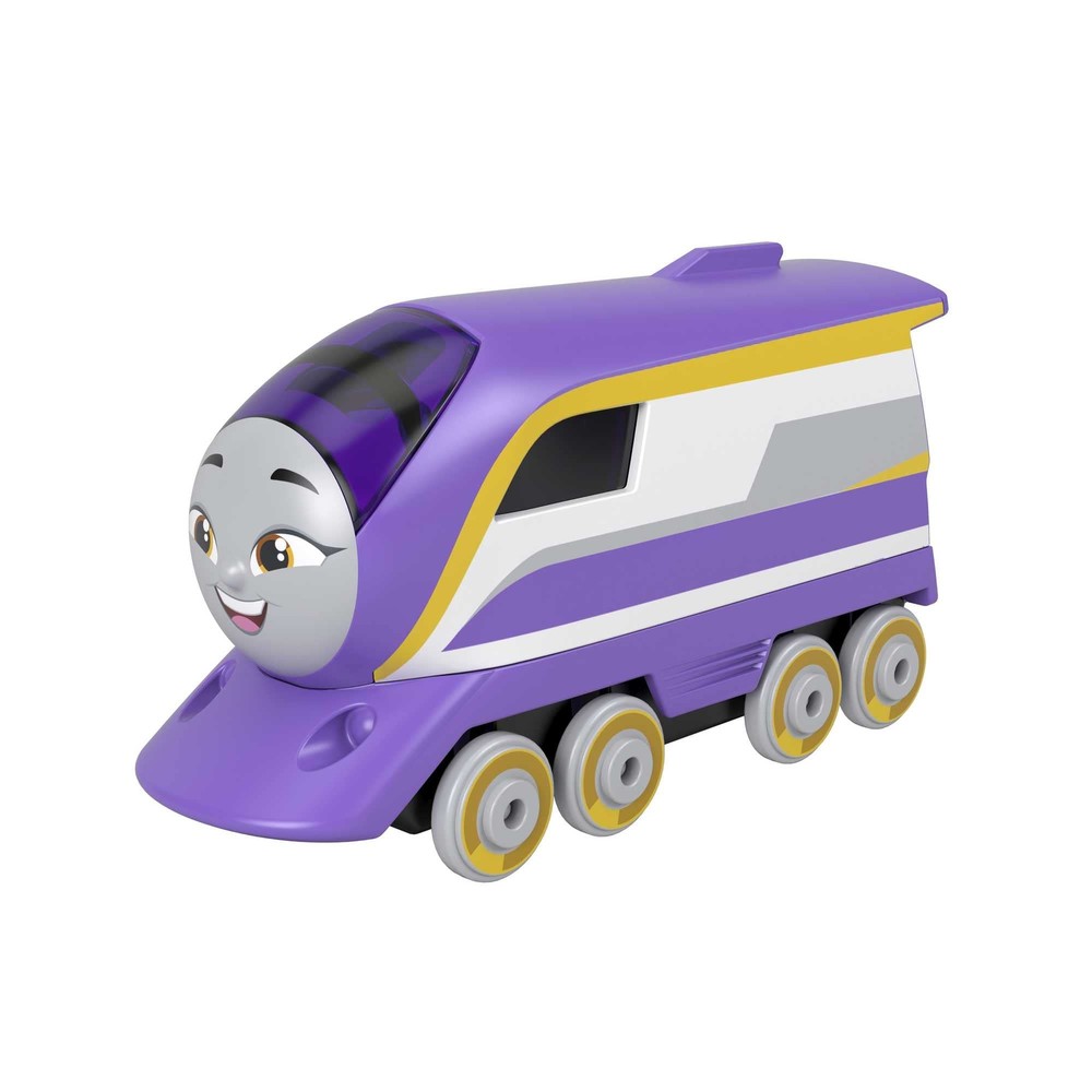 Toy Train, Kana Diecast Metal Engine, Push-Along Vehicle for Preschool Preten...