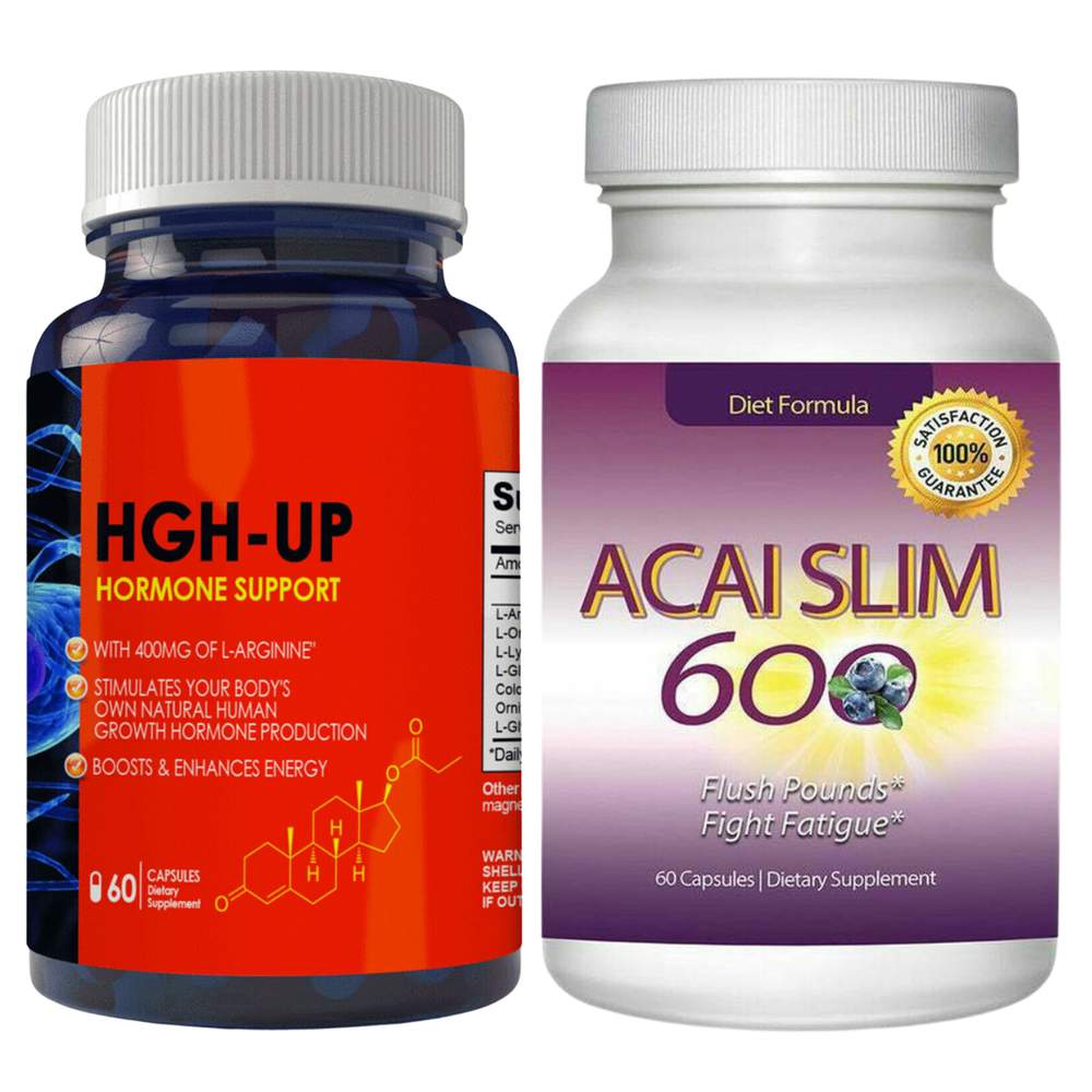 Body Hormone Growth Support Boost Energy Acai Slim Berry Weight Loss Supplement-image