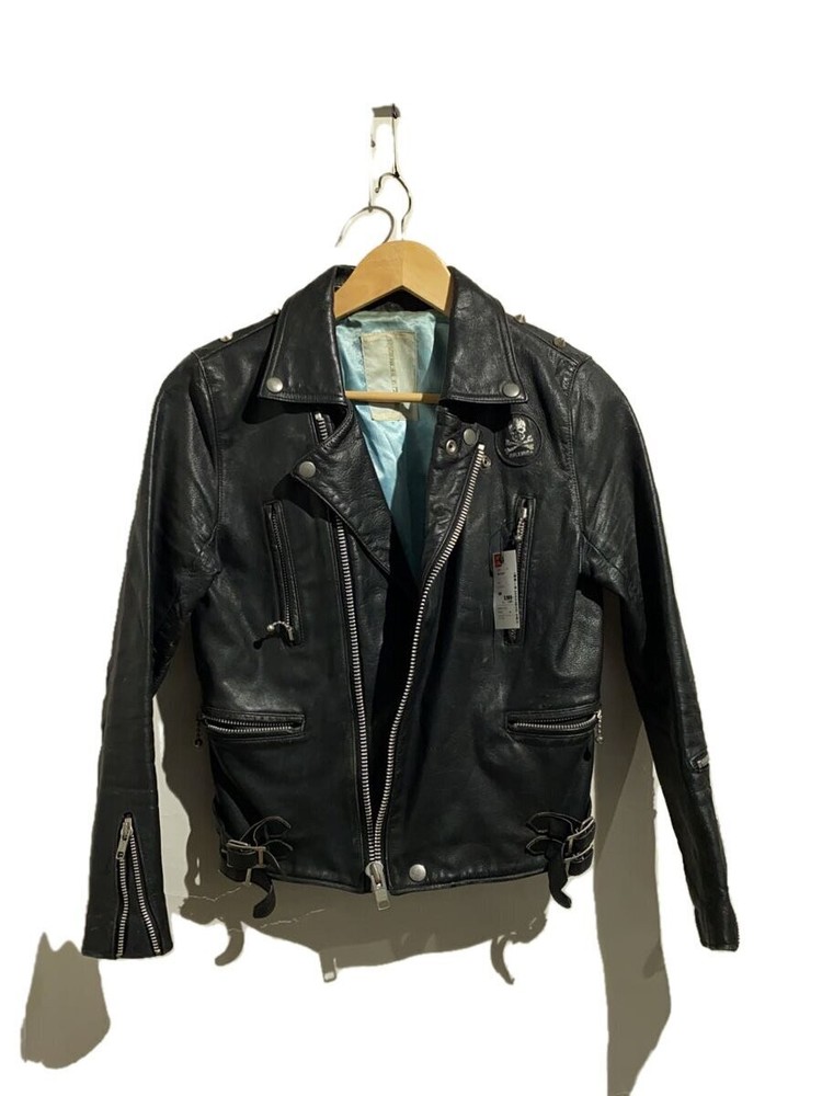 Raleigh Double Riders Jacket/-/Leather/Blk// 10701