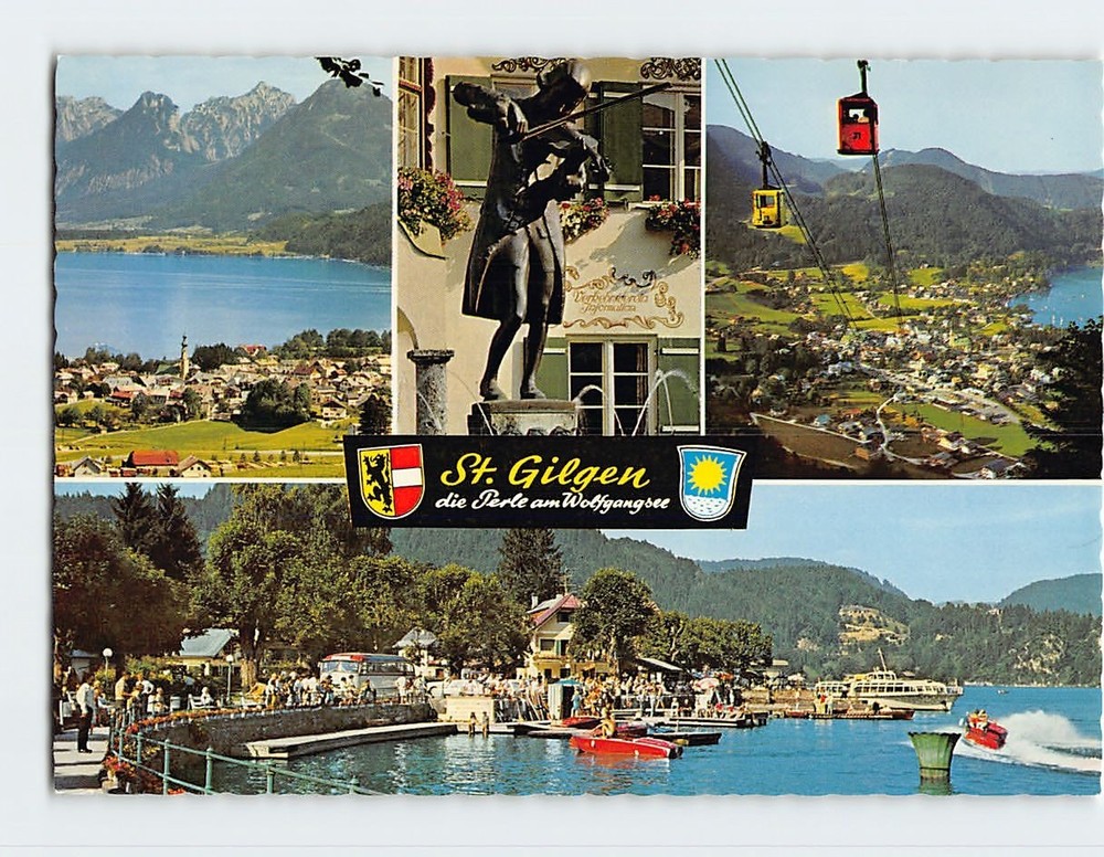 Postcard Scenes and Views in Saint Gilgen Austria