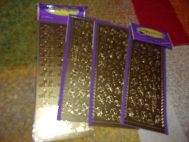 4 packs of stickerking acid free sheets-best wishes and floral-new-image