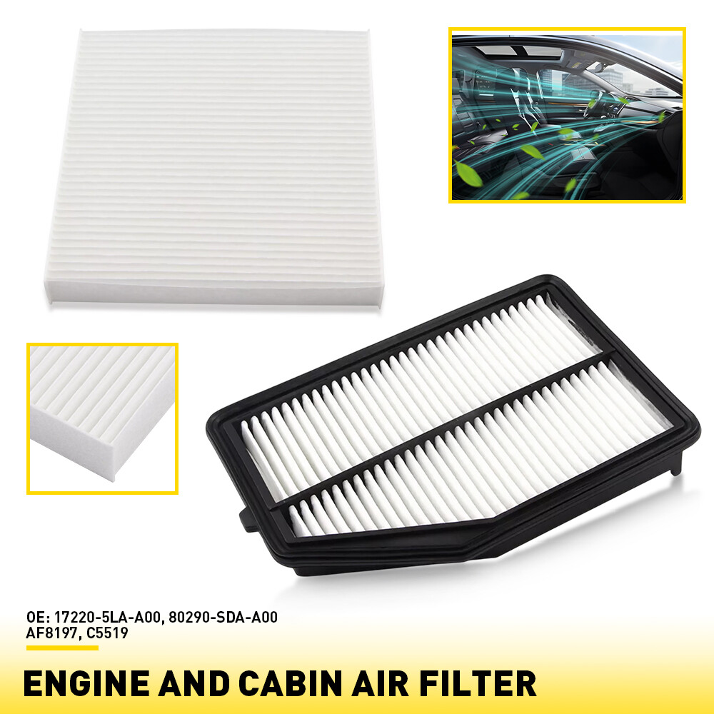 Honda CRV 2015 2016 Cabin & Engine Air Filter Set 17220-5LA-A00