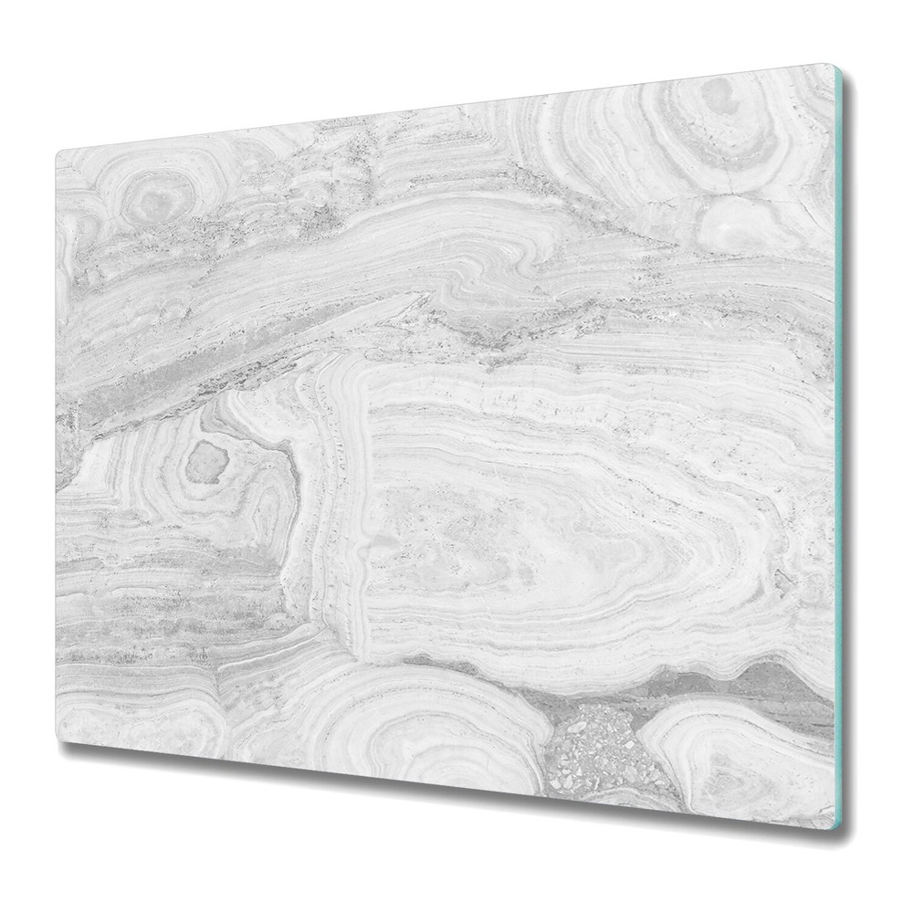 Tempered Glass Worktop Kitchen Chopping Board Expression Marble 60x52
