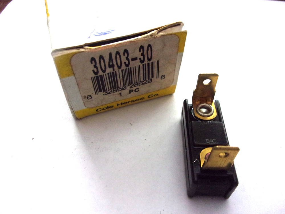 Cole Hersee 30403-30 Circuit Breaker Mack Truck & Others 2 12V 30 Amp New IN Box