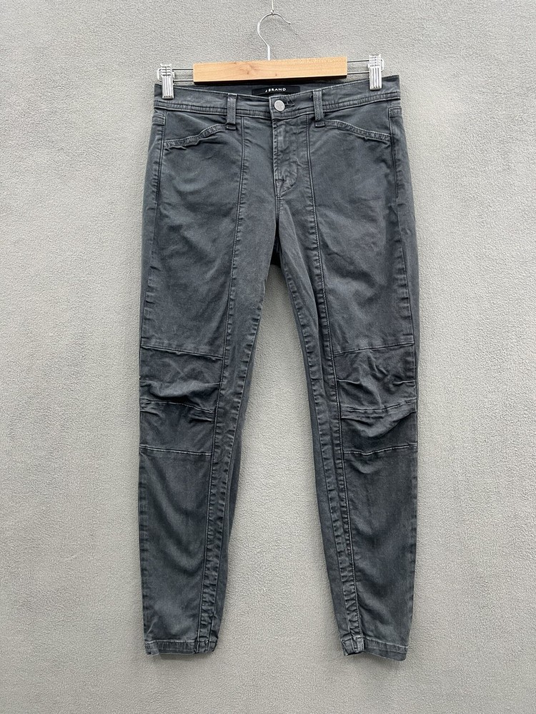 J brand Women’s 26 Ginger Chrome Utility Jeans Gray Pants