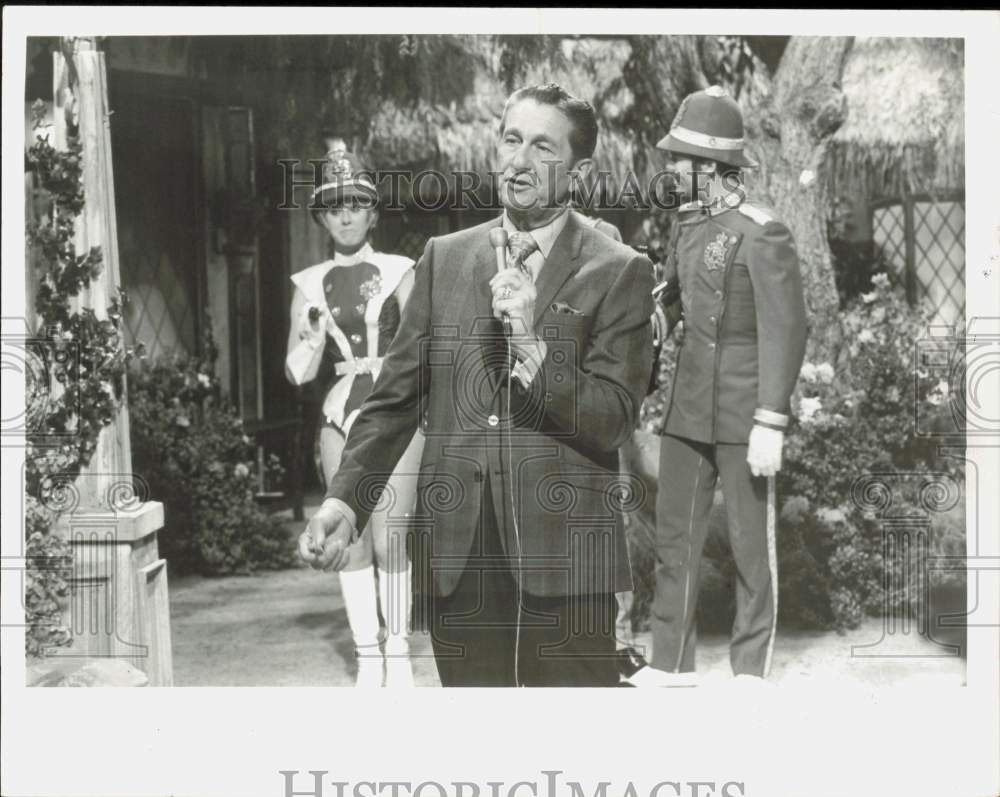 1970 Press Photo Lawrence Welk, Cissy King & Bobby Burgess Perform on TV Show