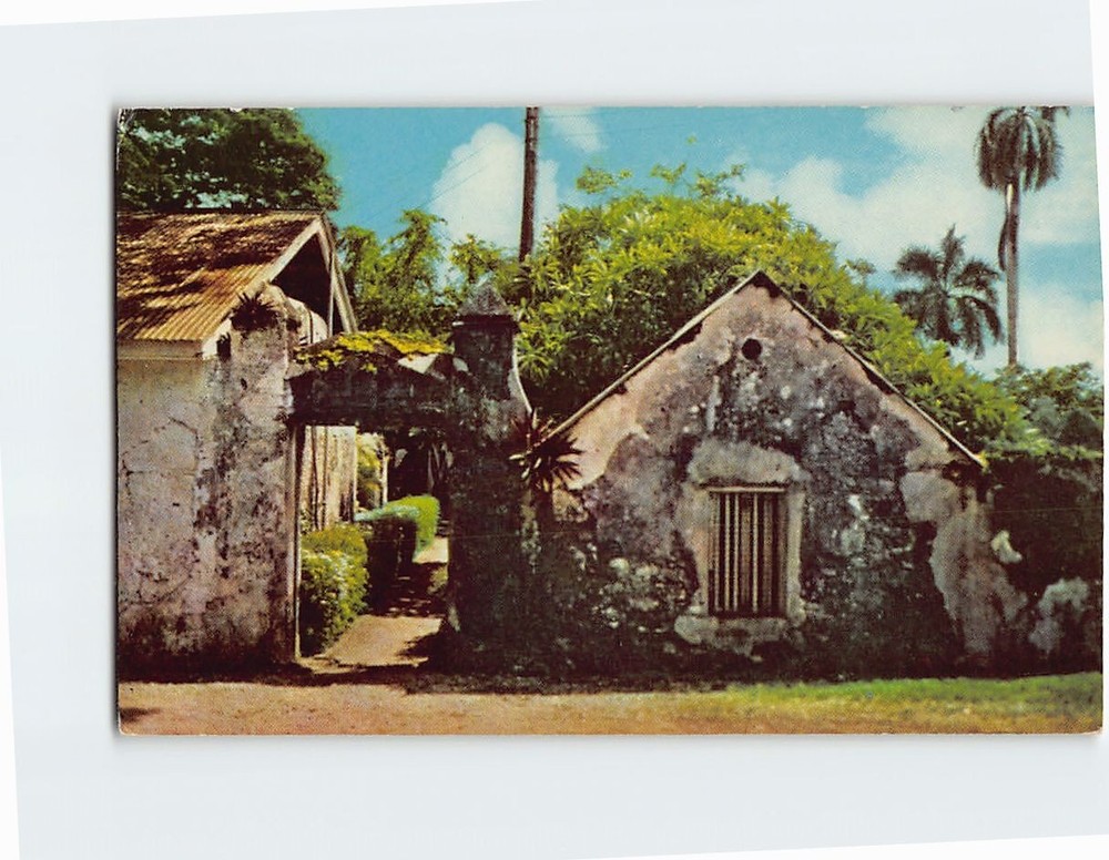 Postcard Guam's Oldest Building Plaza de España