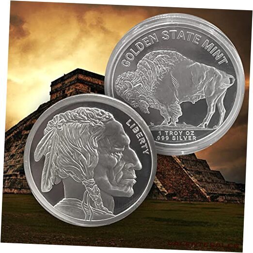 1 oz .999 Buffalo Authentic Silver Round