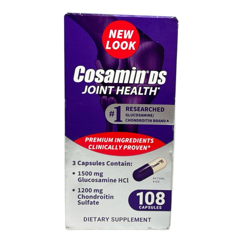 Cosamin DS Joint Health Dietary Supplement -108 Capsules- New In Box