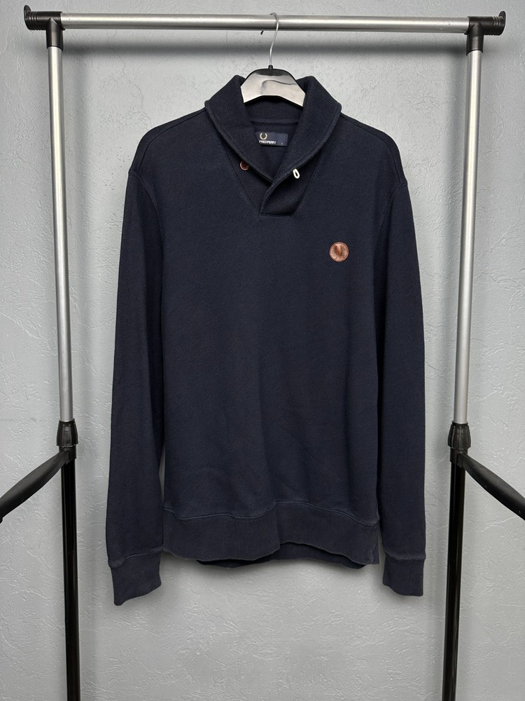 Fred Perry Mens Cardigan Sweater Size L