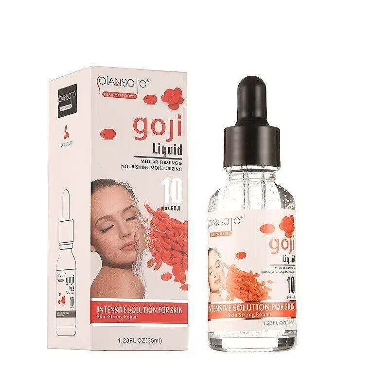 Goji Berry Face Soothing Anti-Aging Face Serum, With Hyaluronic Acid, Retinol-image