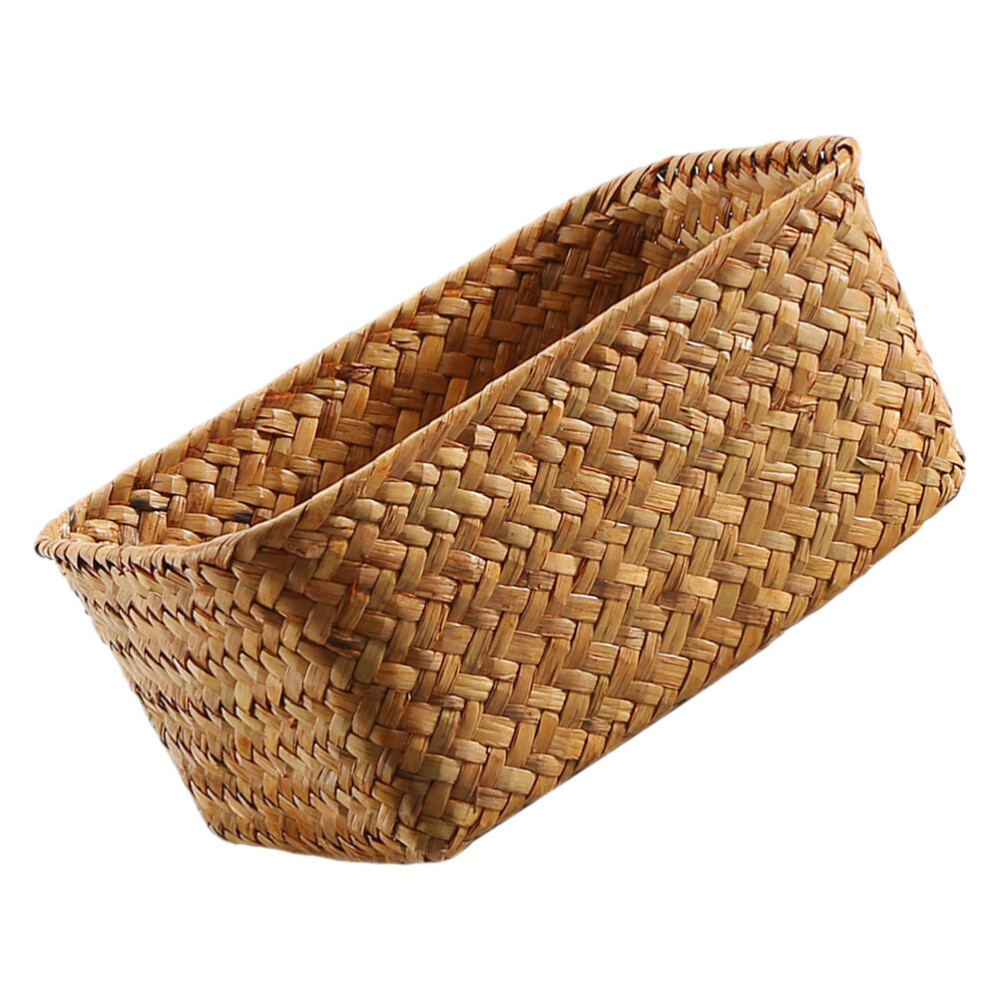 Storage Bins with Lids Shelf Decor Basket Crate Woven Baskets