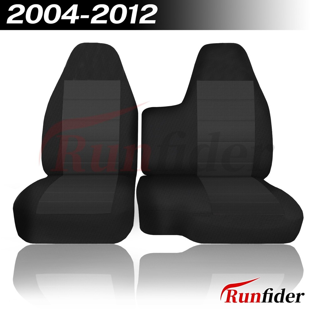 Front Seat Cover for Chevy Colorado GMC Canyon 2004-2012 No-Armrest Design