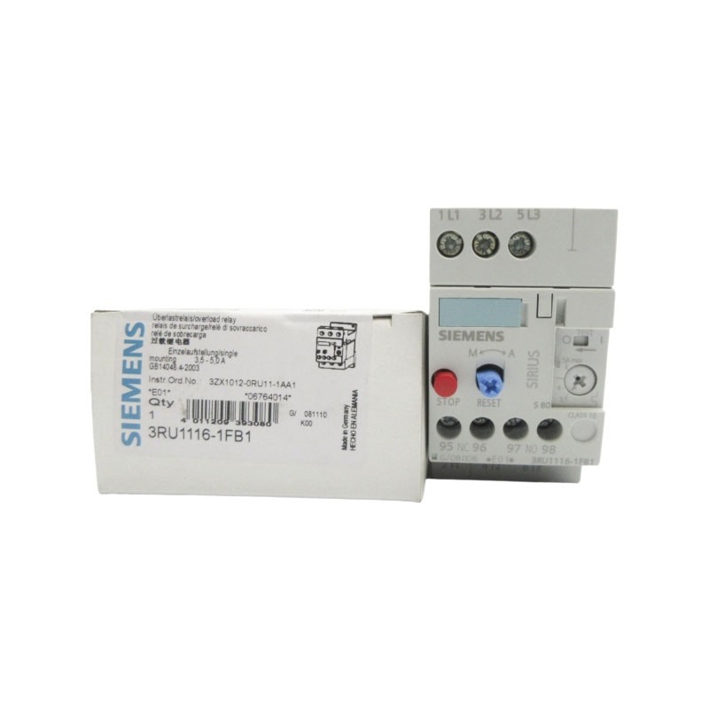 Siemens 3Ru1116-1Fb1 3,5-5,0A Nsmp