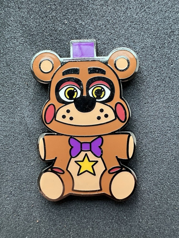 READ Loungefly FNAF Five Nights At Freddy’s Enamel Pin Set - Freddy