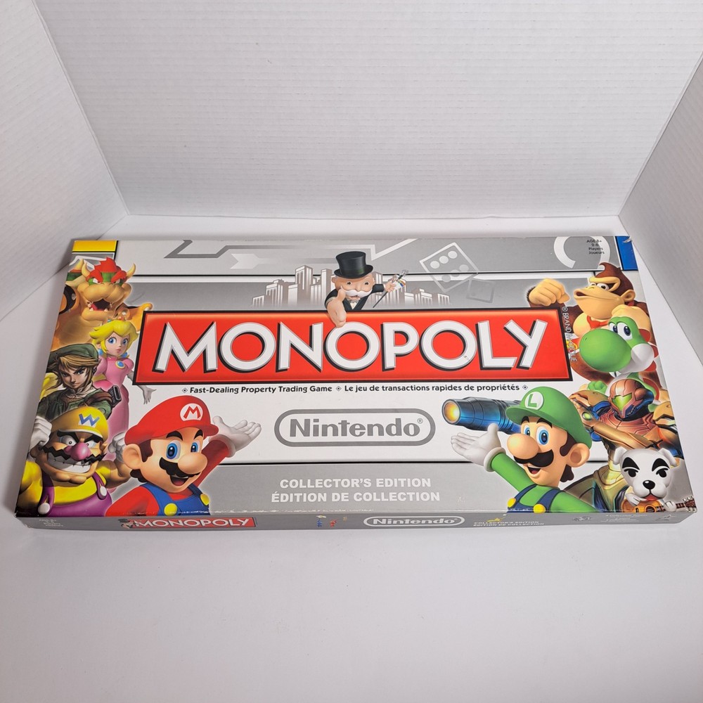 Monopoly Nintendo Collector's Edition 2010 Board Game, 100% Complete